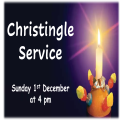 Christingle. Sunday 1st December at 4 pm